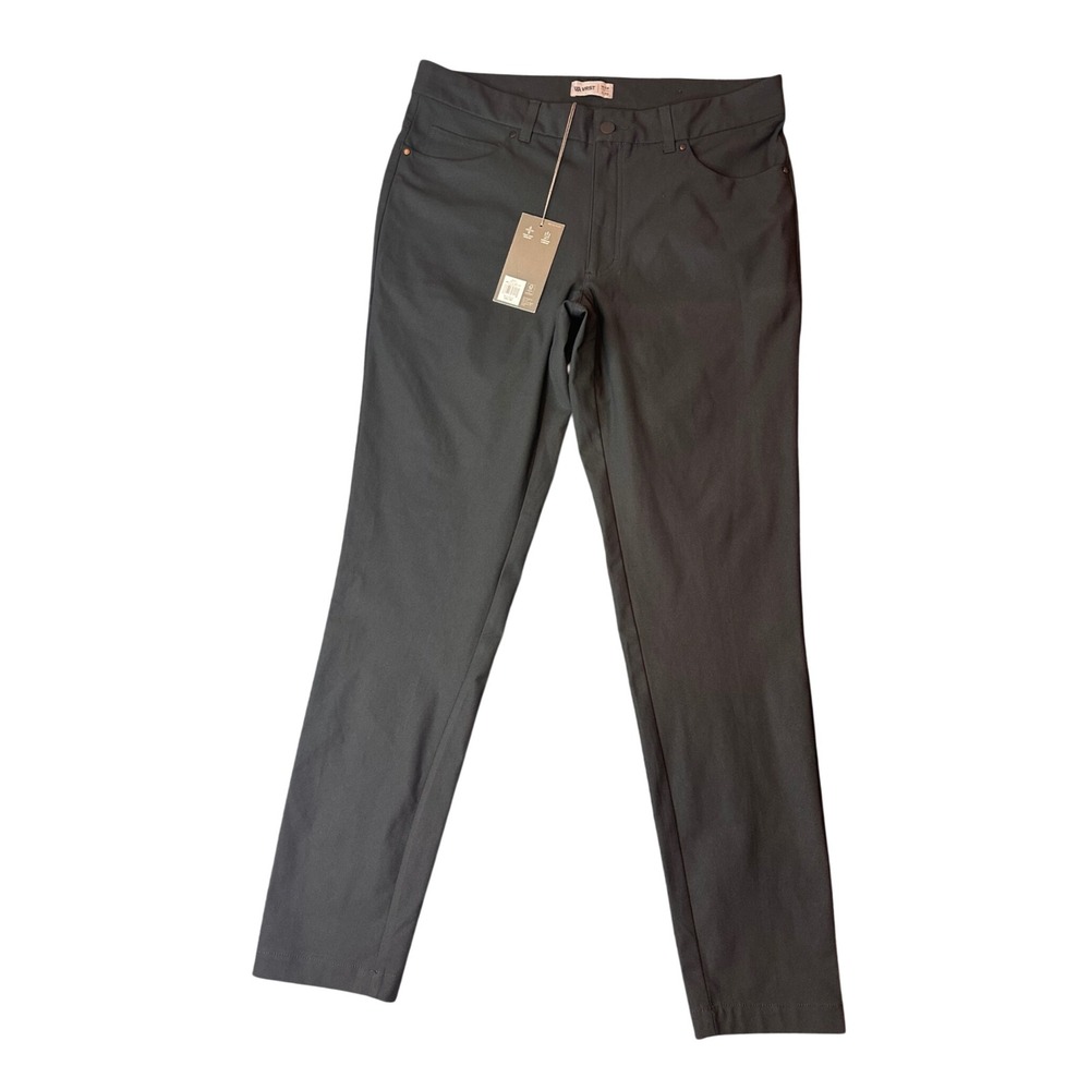 VRST Mens Commuter 5 Pocket Skinny Fit Pant Black W34 L32 MAX200450